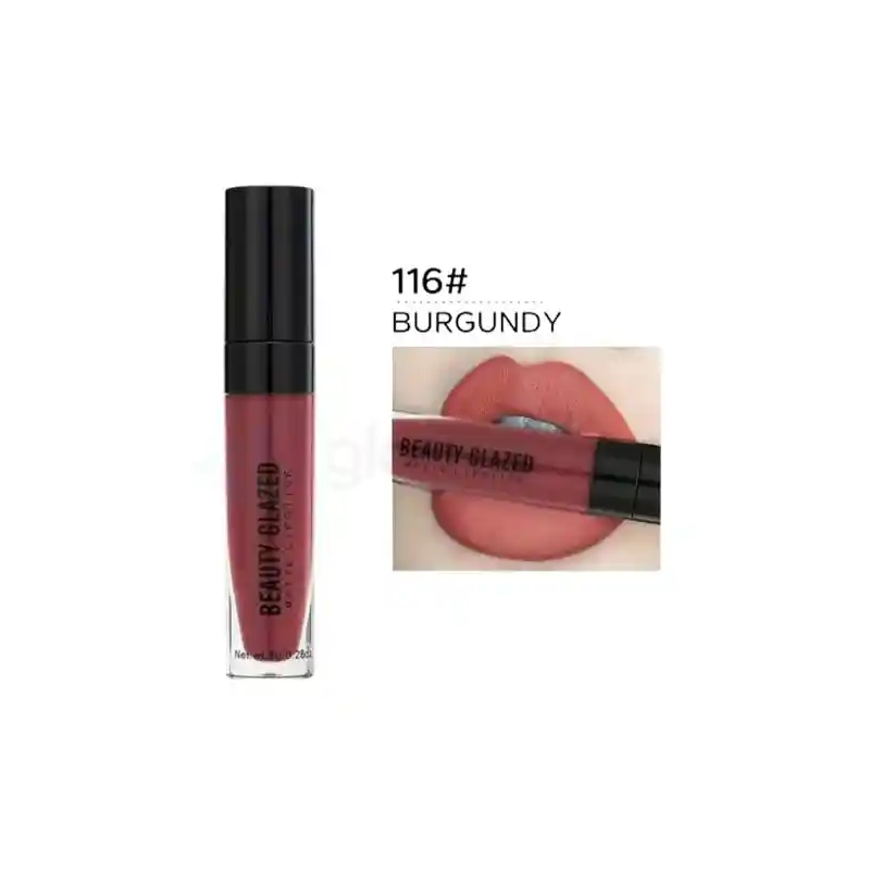 Beauty Glazed Matte Lipstick-Burgundy 116