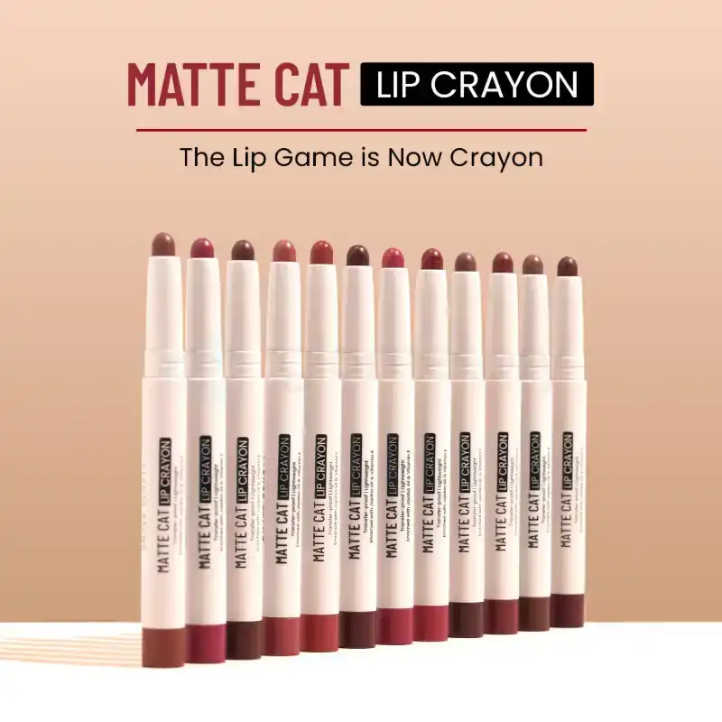 Swiss Beauty Matte Cat Lip Crayon 16 Persian Shade thumbnail 3