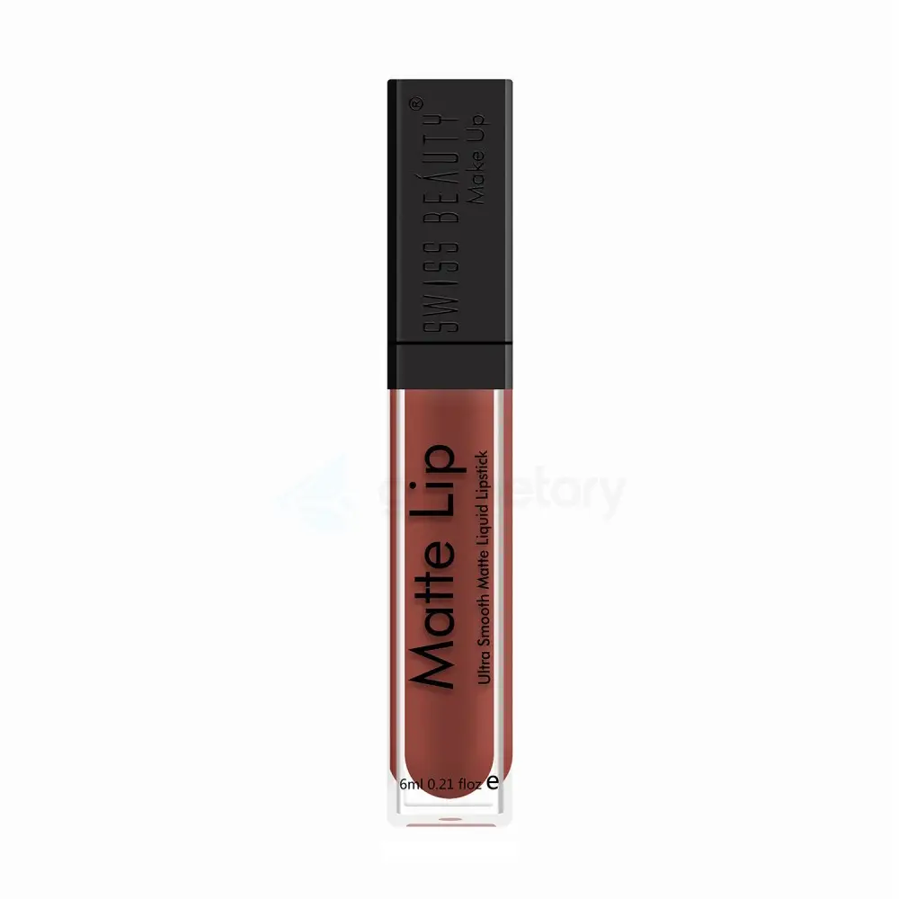 Swiss Beauty Matte Lip Ultra Smooth Lipstick- Cafe 03