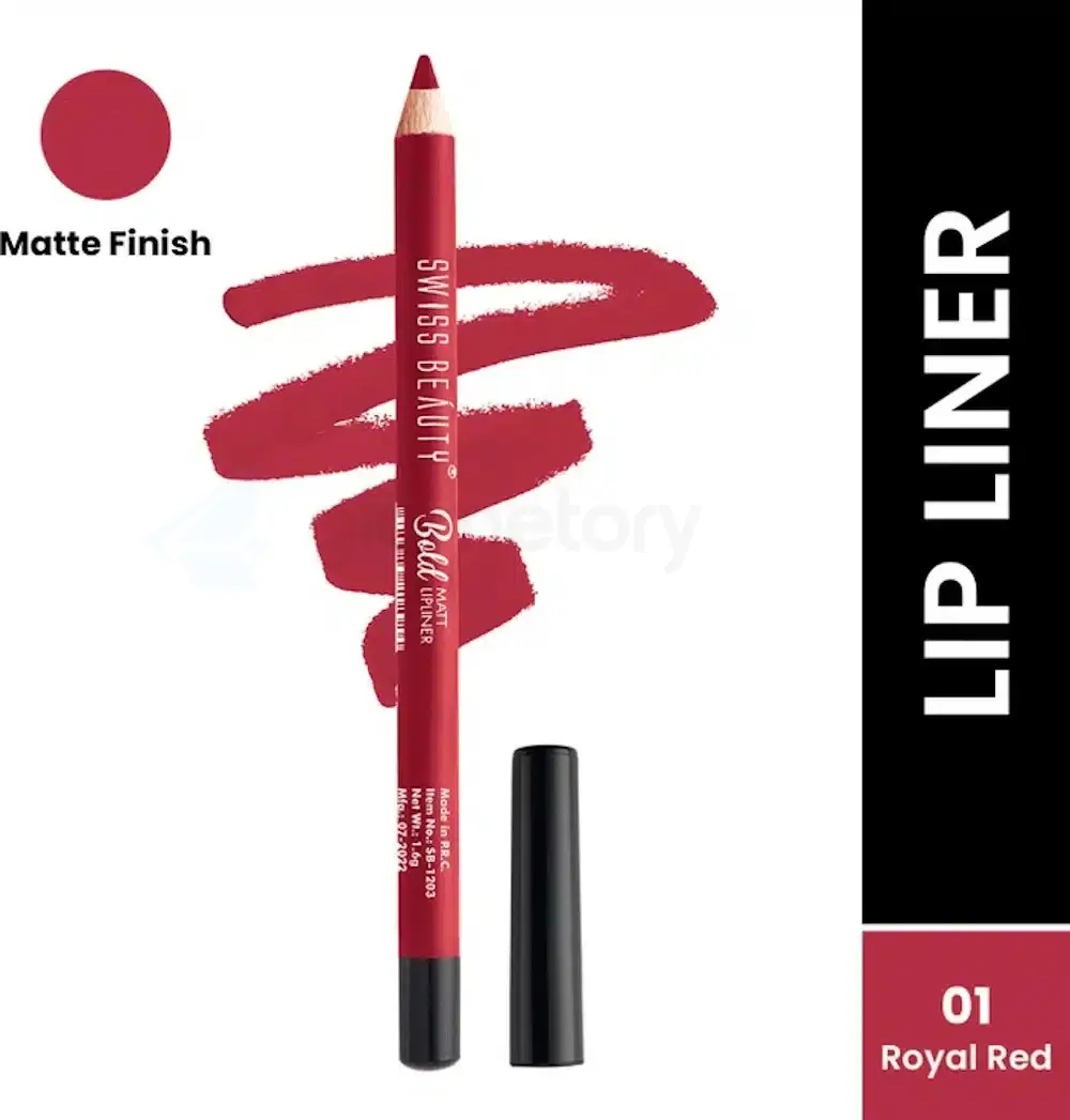 Swiss Beauty Bold Matt Lipliner Royal Red thumbnail 3