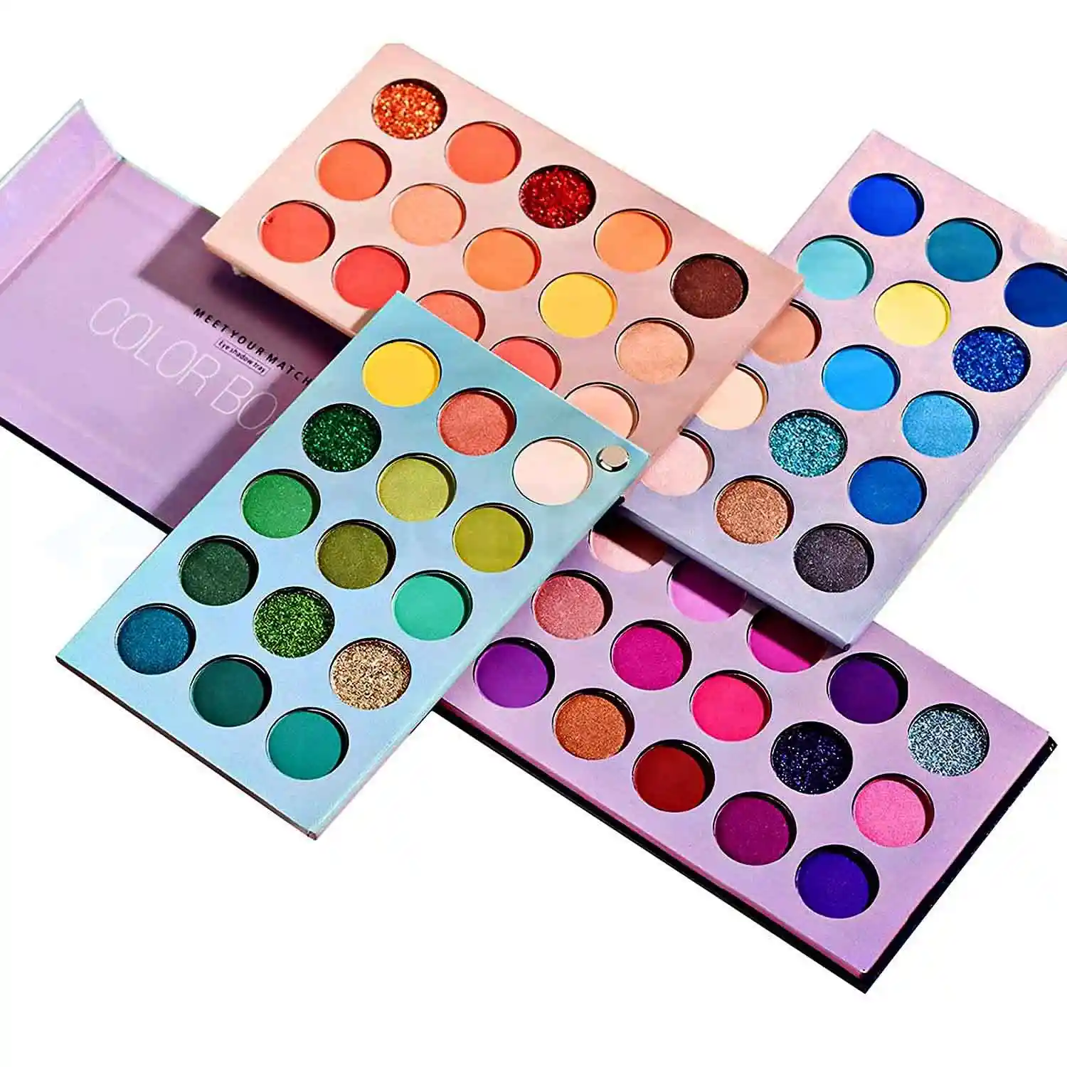 Beauty Glazed Color Board Meet Your Match 4 In 1 60 Color Eyeshadow Tray