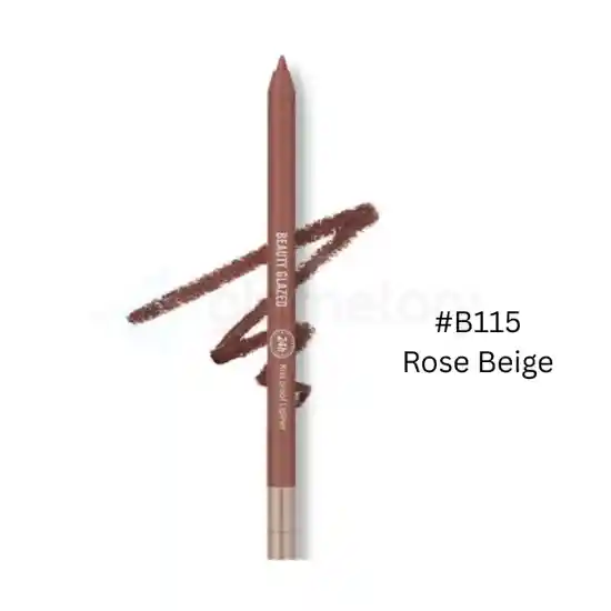 Beauty Glazed Waterproof Lip Liner-B115 Rose Beige