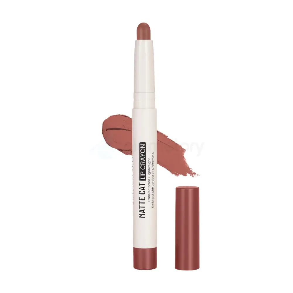Swiss Beauty Matte Cat Lip Crayon Shade 07 Fig Mauve