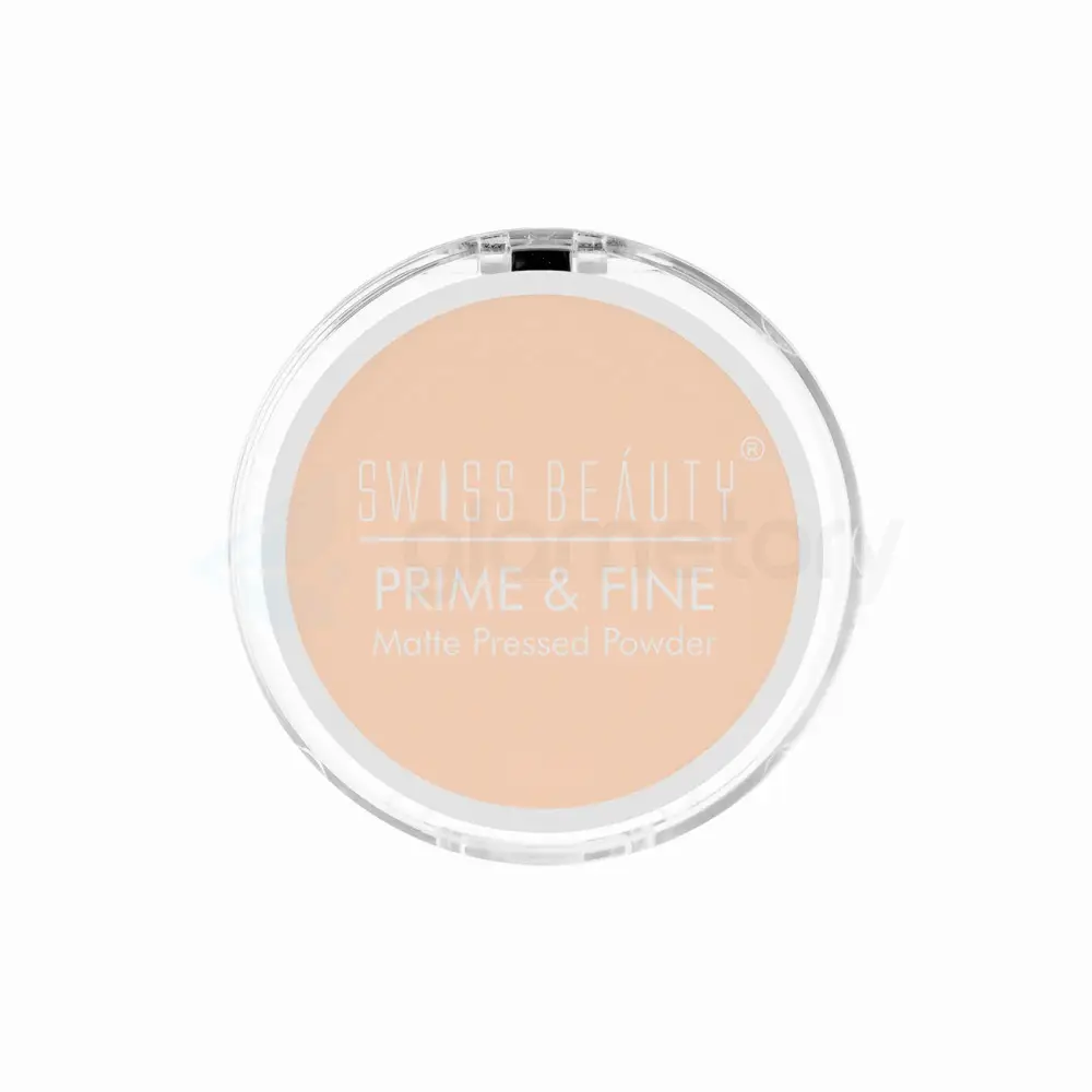 Swiss Beauty Prime & Fine Matte Pressed Powder Classic Ivory-01