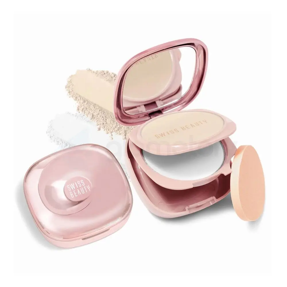 Swiss Beauty Matte & Set Duo Compact 02 Beige & Translucent