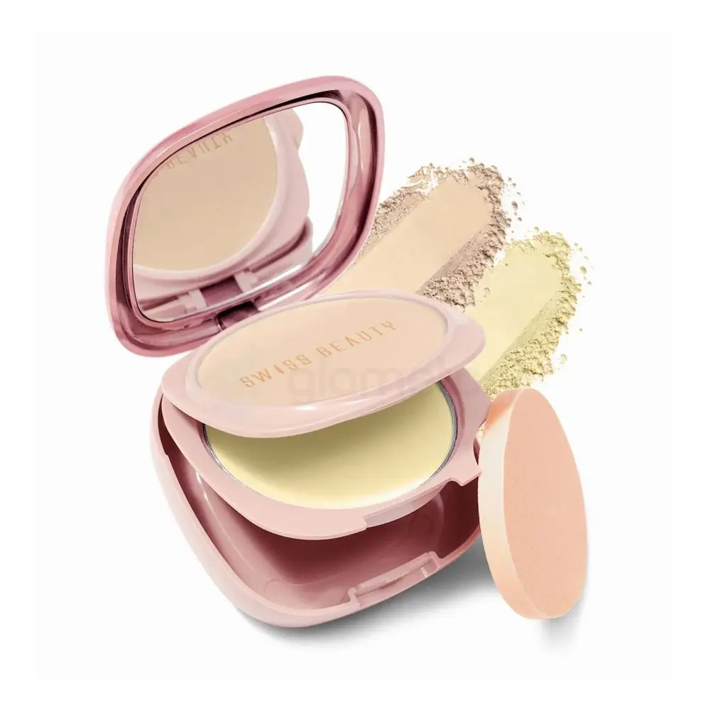 Swiss Beauty Matte & Set Duo Compact 03 Sand & Banana