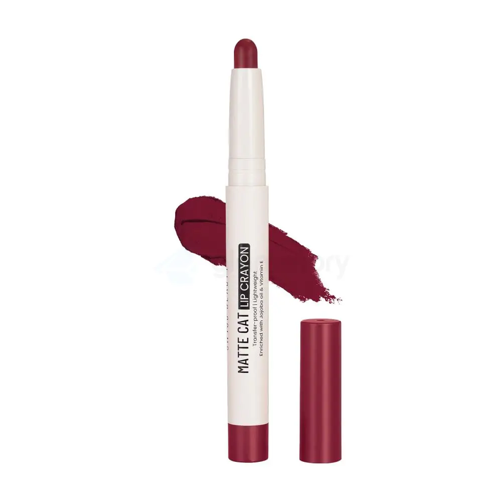 Swiss Beauty Matte Cat Lip Crayon Shade 22 Regal Wine