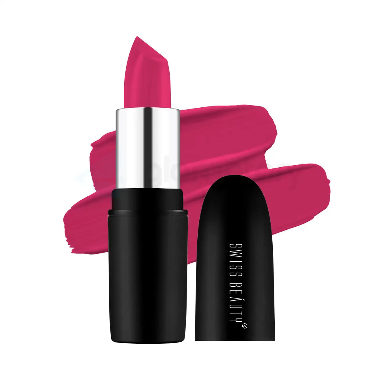 Swiss Beauty Pure Matte Lipstick-219 Hot Pink