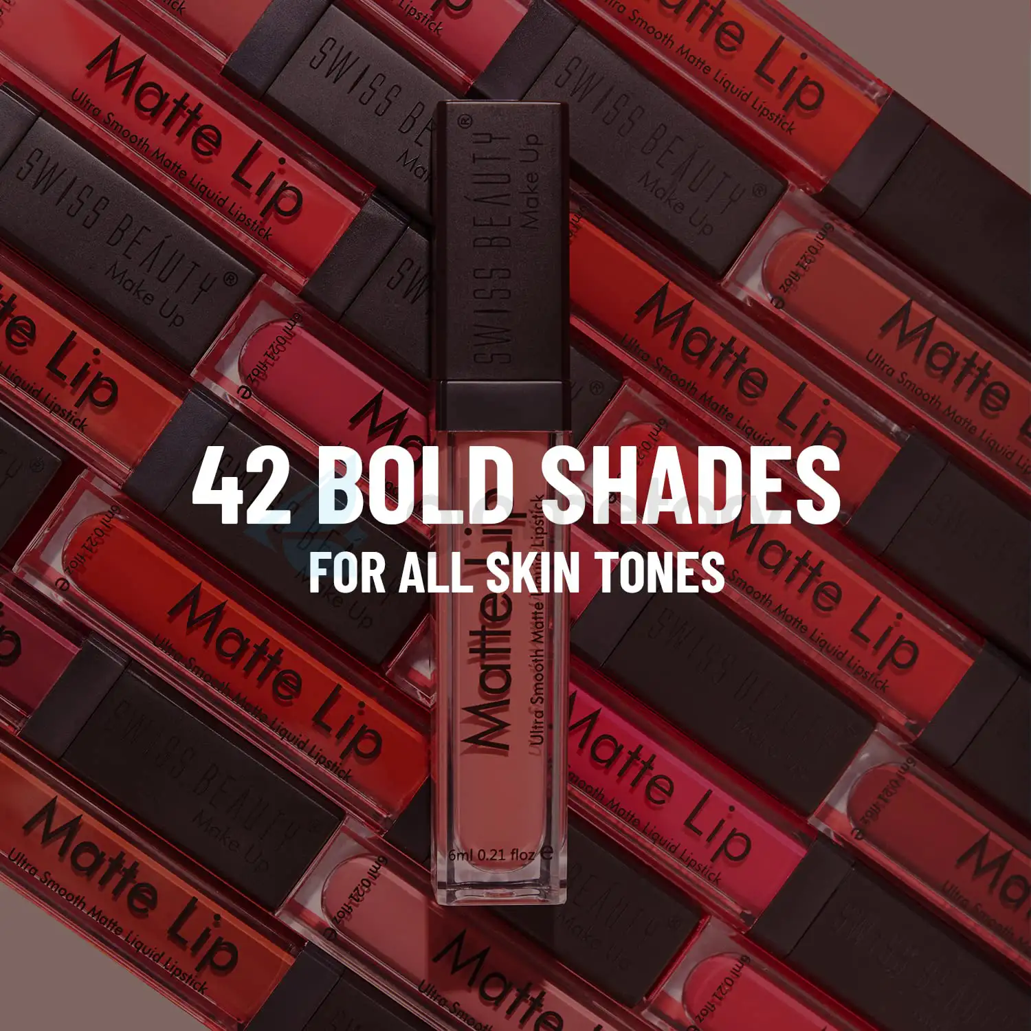Swiss Beauty Matte Lip Ultra Smooth Lipstick Berry Bloom 37 thumbnail 3