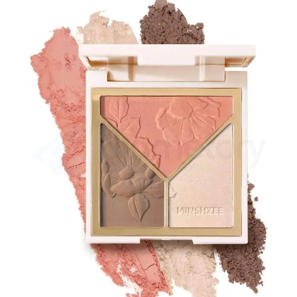 Lameila 3-in-1 Powder Highlighter Blush & Contour-10g