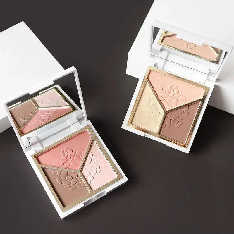 Lameila 3-in-1 Powder Highlighter Blush & Contour-10g