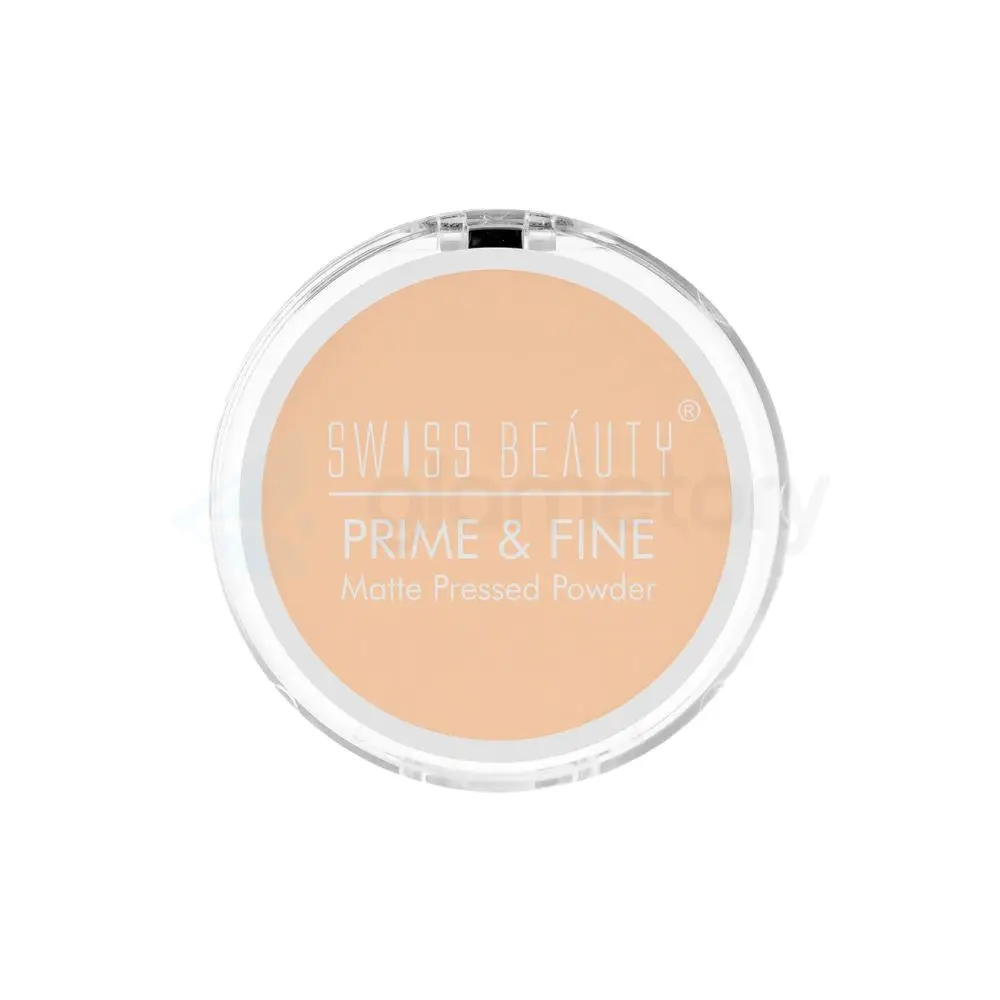 Swiss Beauty Prime & Matte Pressed Powder Nude Beige 03