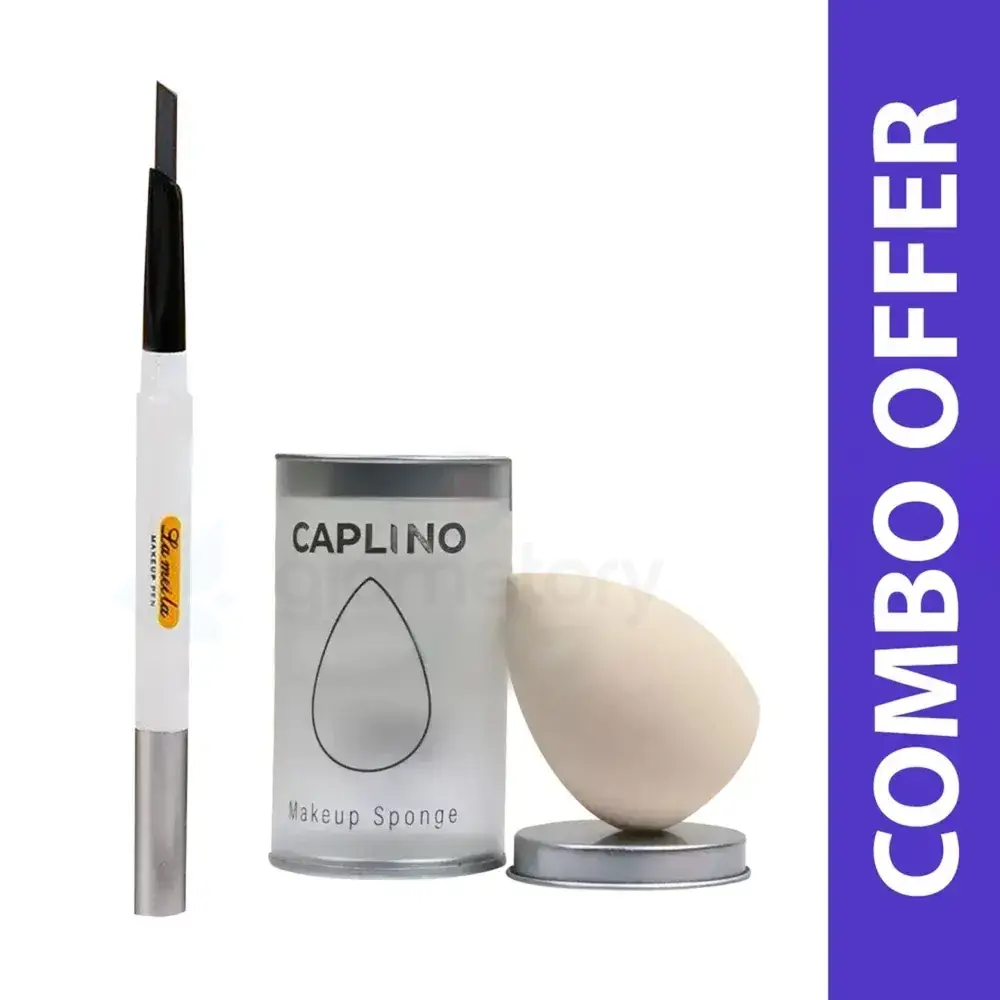 Lameila Eyebrow Shade 804 and Caplino Beauty Makeup Sponge