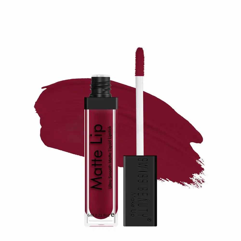 Swiss Beauty Matte Lip Ultra Smooth Lipstick Manogany 38
