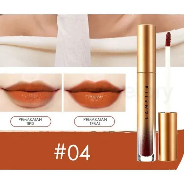 Lameila Velvet Lip Glaze Liquid Lipstick-04