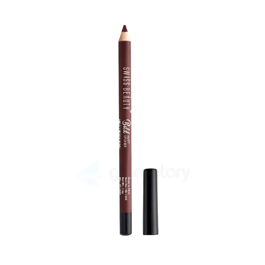 Swiss Beauty Bold Matt Lipliner-12 Dark Chocolate