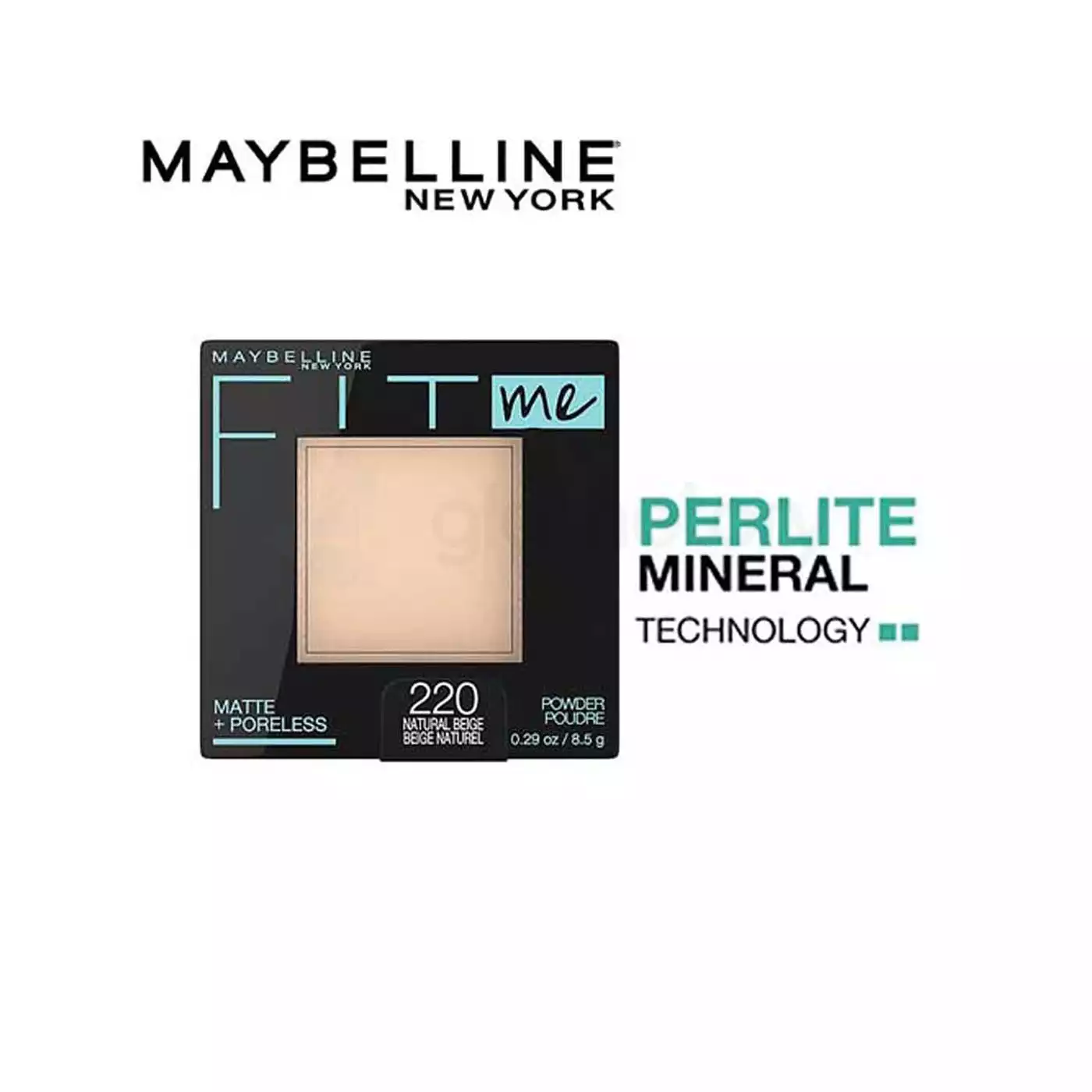 Maybelline Fit Me Matte & Poreless Pressed Powder-220 Natural Beige