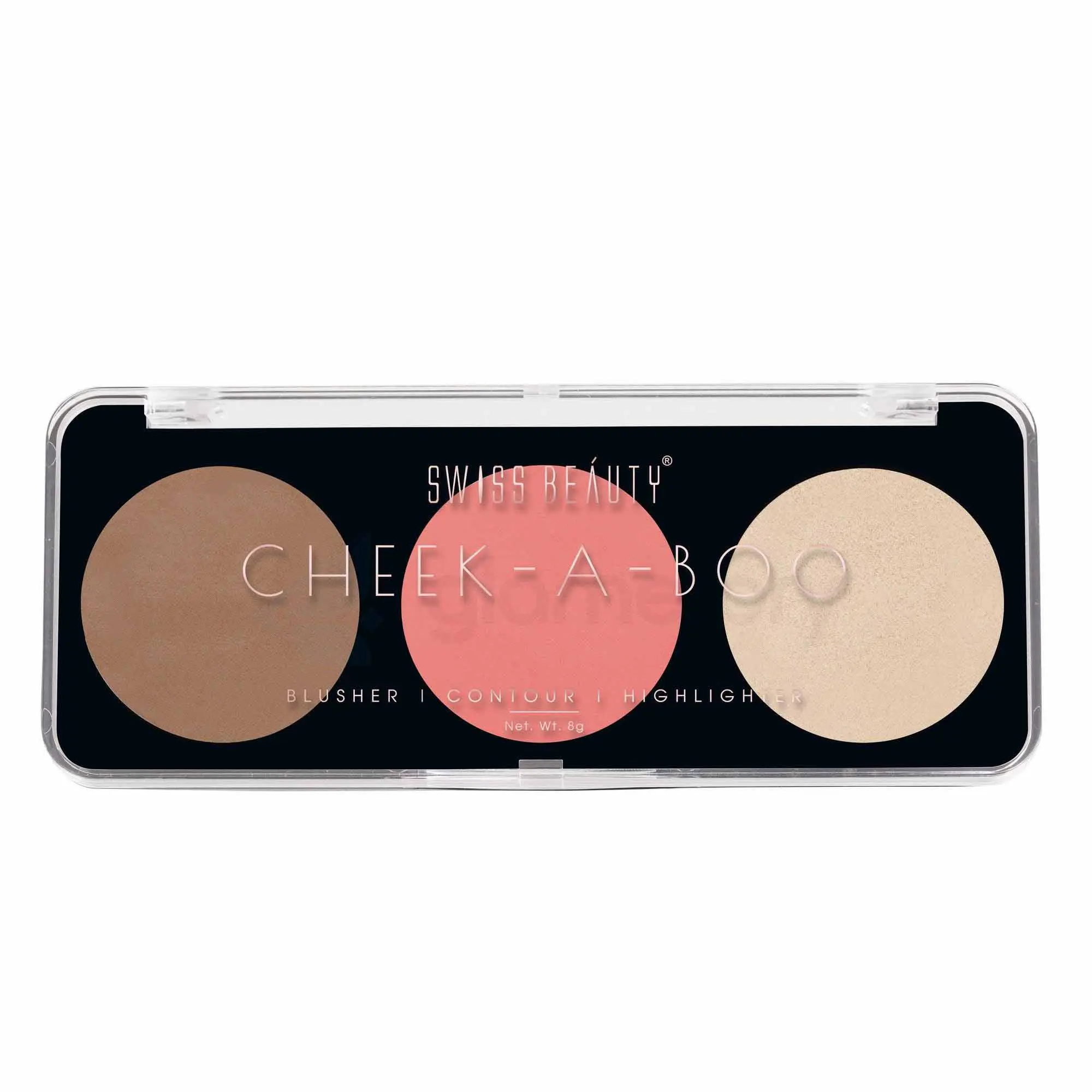 Swiss Beauty Cheek-A-Boo 3 in 1 Face Palette 03