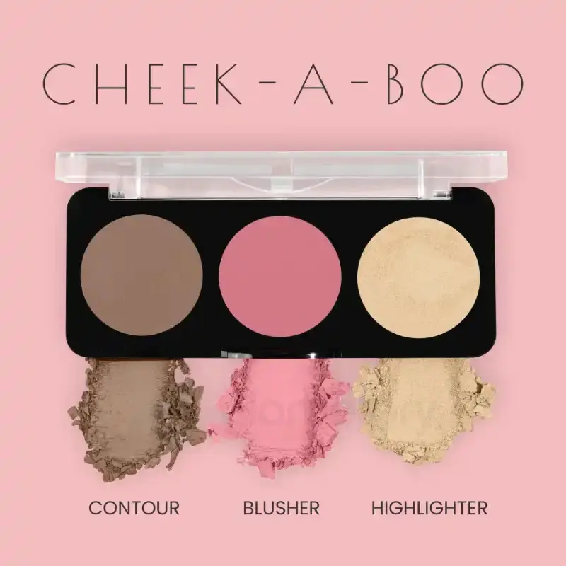Swiss Beauty Cheek-A-Boo 3 in 1 Face Palette 03 thumbnail 3