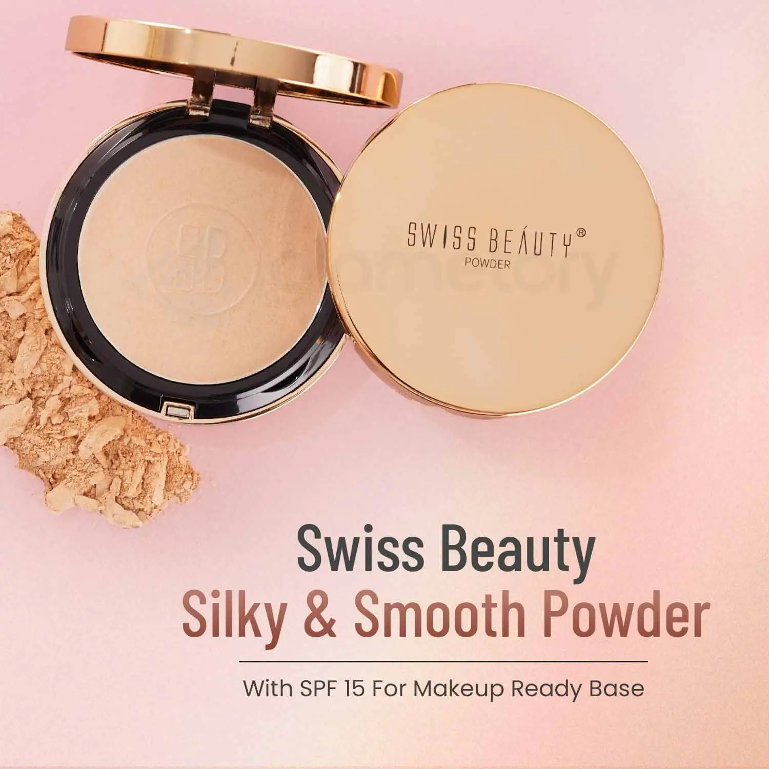 Swiss Beauty Silky & Smooth Compact Powder 04 Natural Beige thumbnail 4