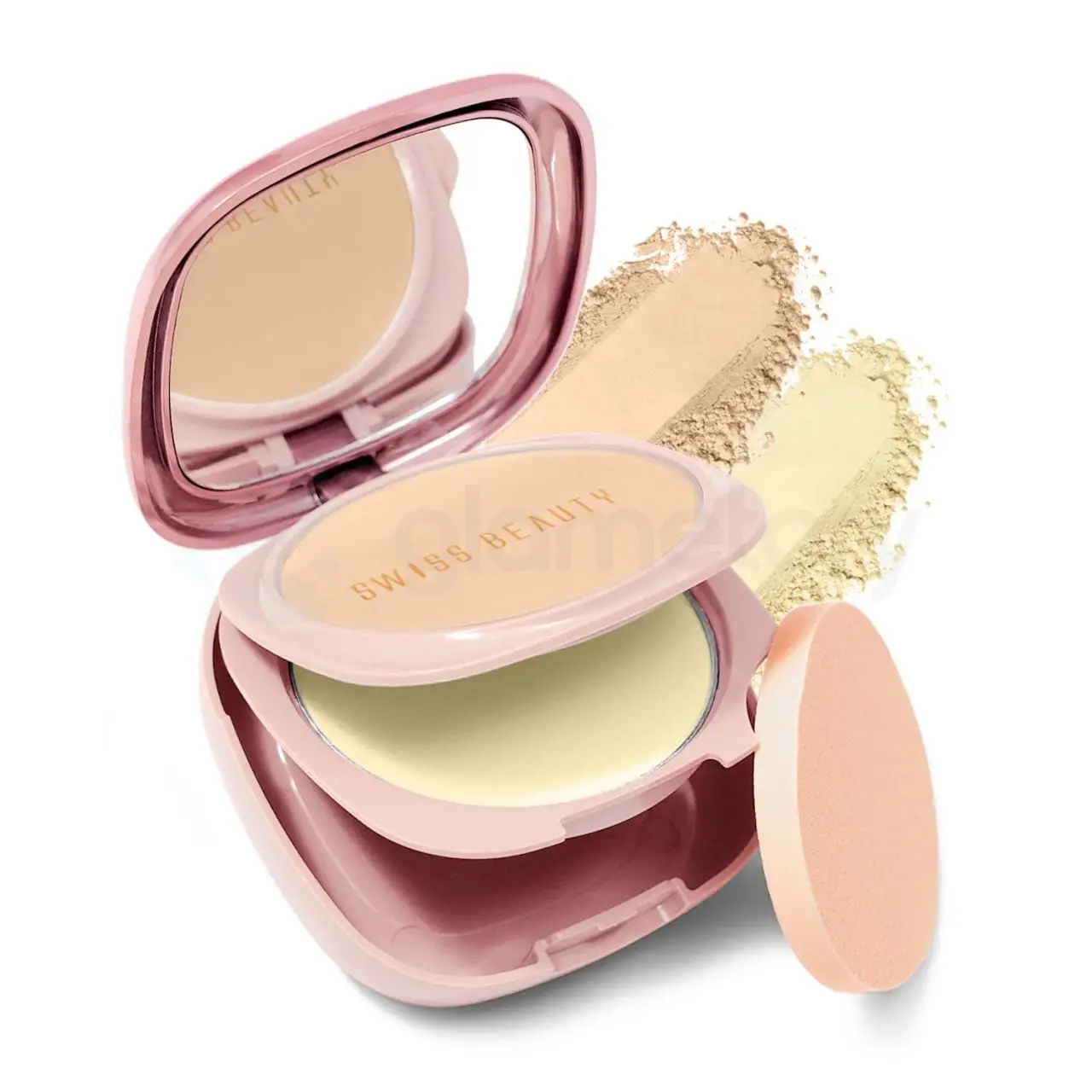 Swiss Beauty Matte & Set Duo Compact 04 Honey & Banana