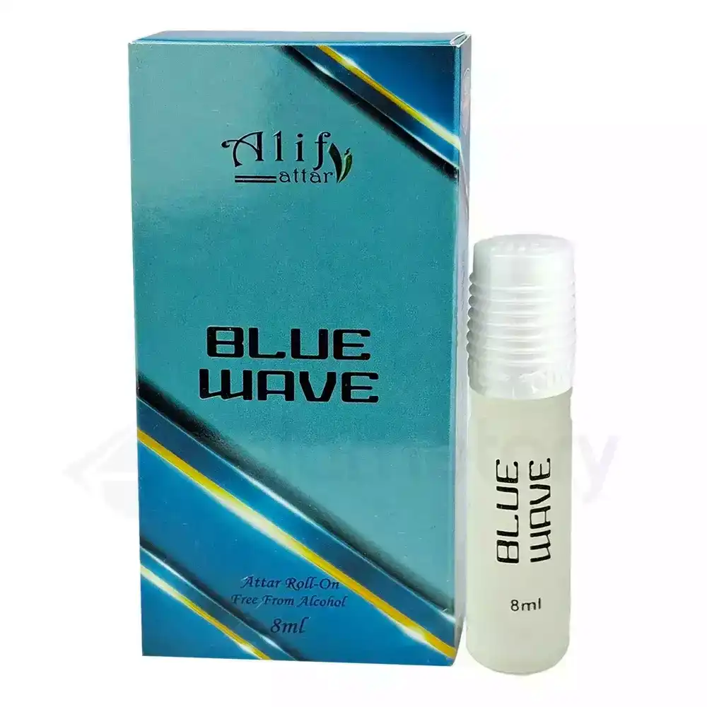 Alif Blue Wave Roll On Attar-8ml