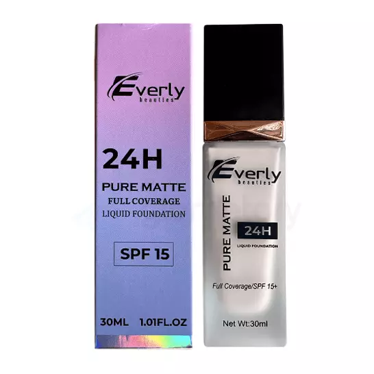 Everly Beauties Pure Matte Liquid Foundation SPF-15 Golden