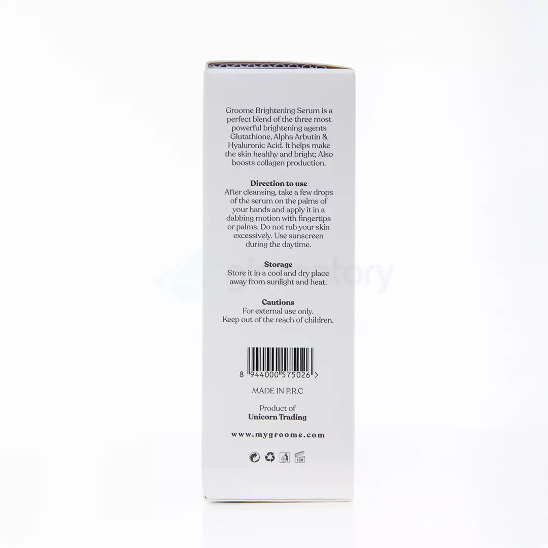 Groome Glutathione+Alpha Arbutin Brightening Serum-30ml thumbnail 3
