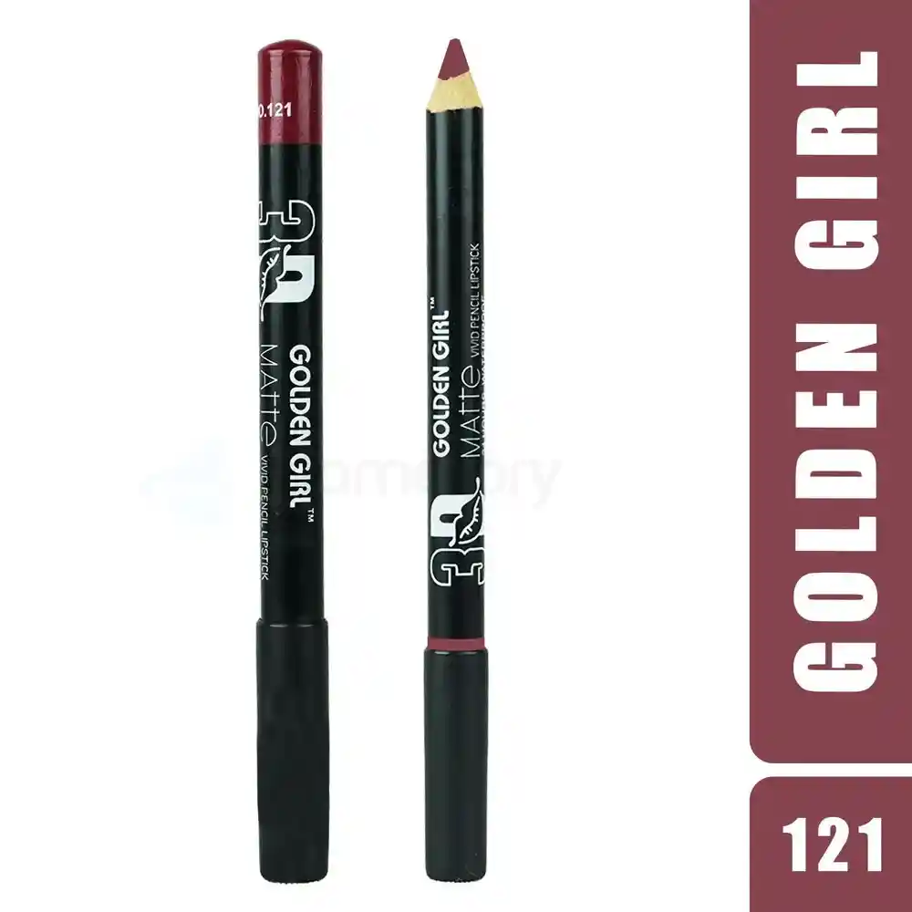 Golden Girl Matte Vivid 121 Pencil Lipstick