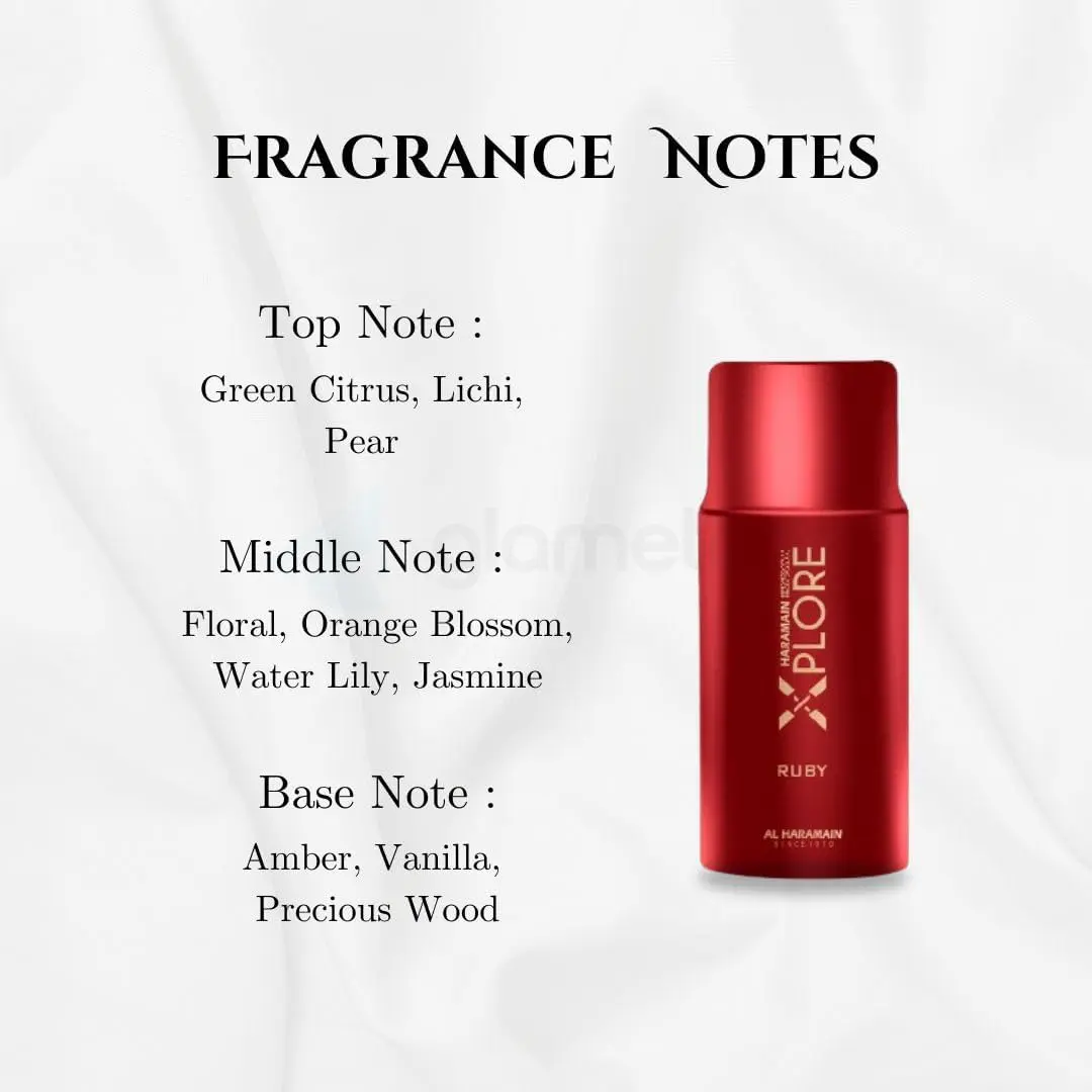 Al Haramain Xplore Ruby Eau de Parfum-100ml thumbnail 5