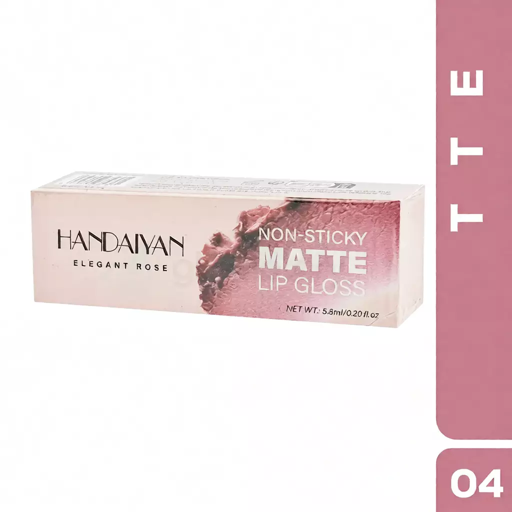 Handaiyan Non-Sticky Matte Lip Gloss Shade-04