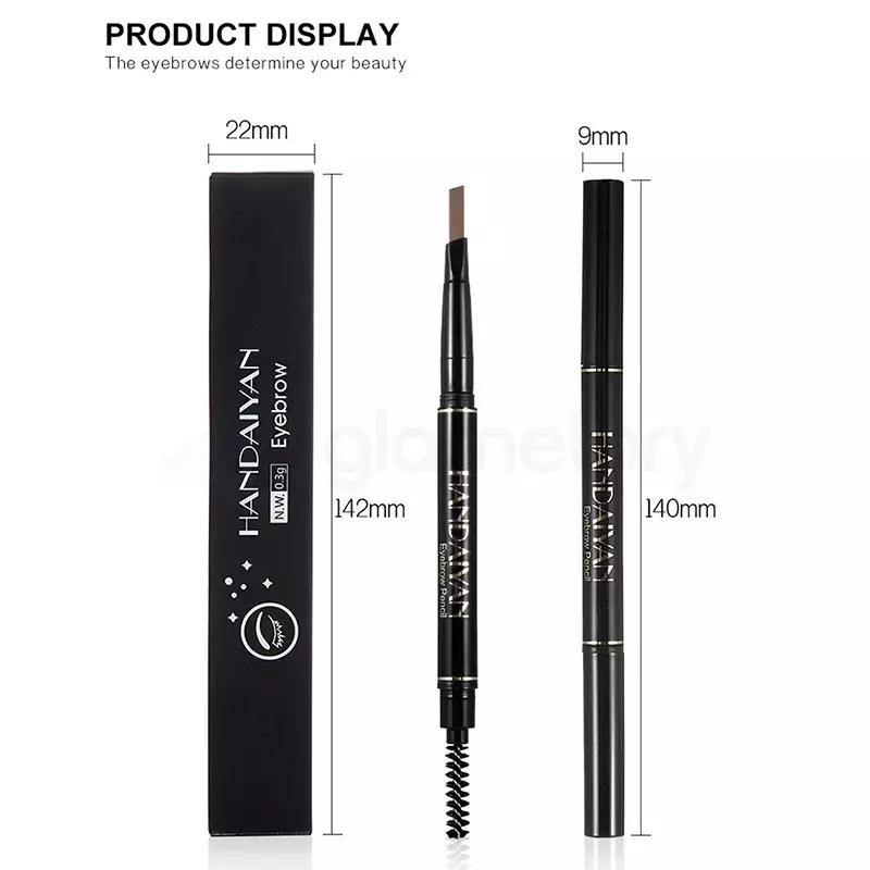 Handaiyan Natural Double Eyebrow Pen-05 Dark Brown thumbnail 3