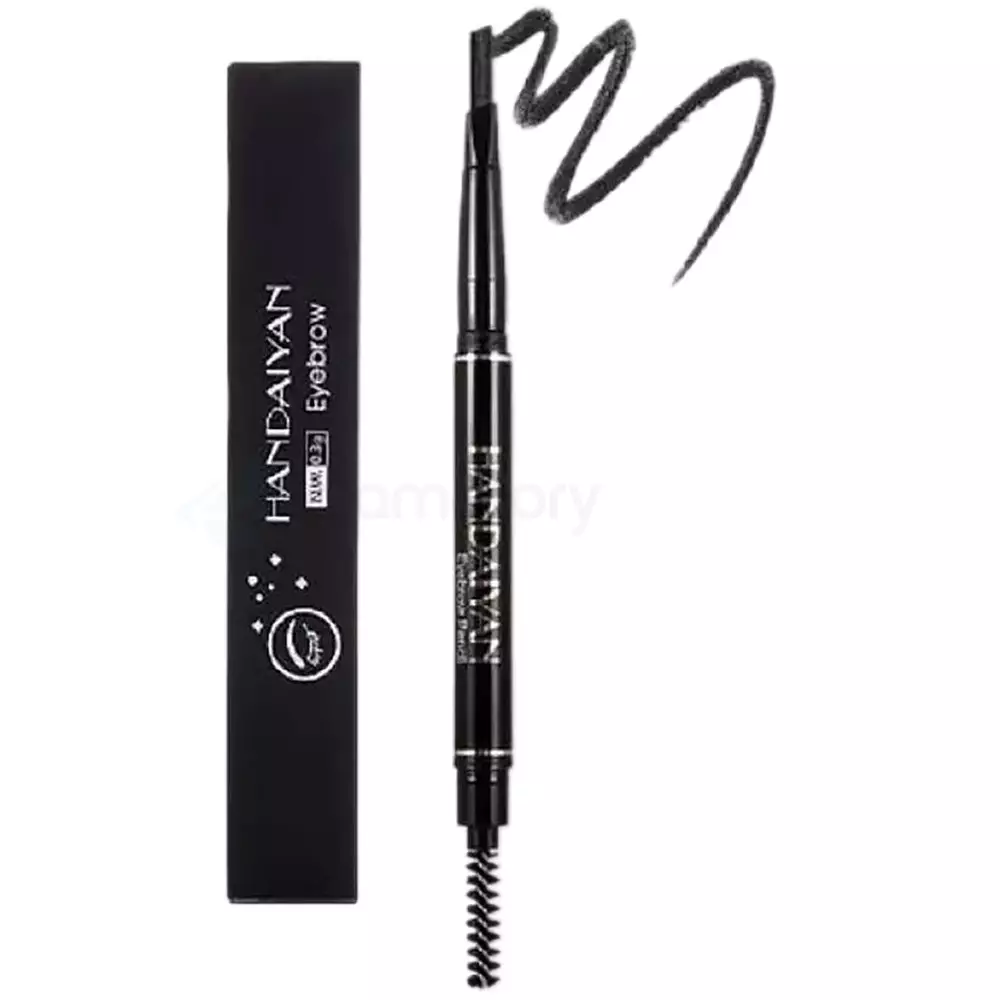 Handaiyan Natural Double Eyebrow Pen-01 Black