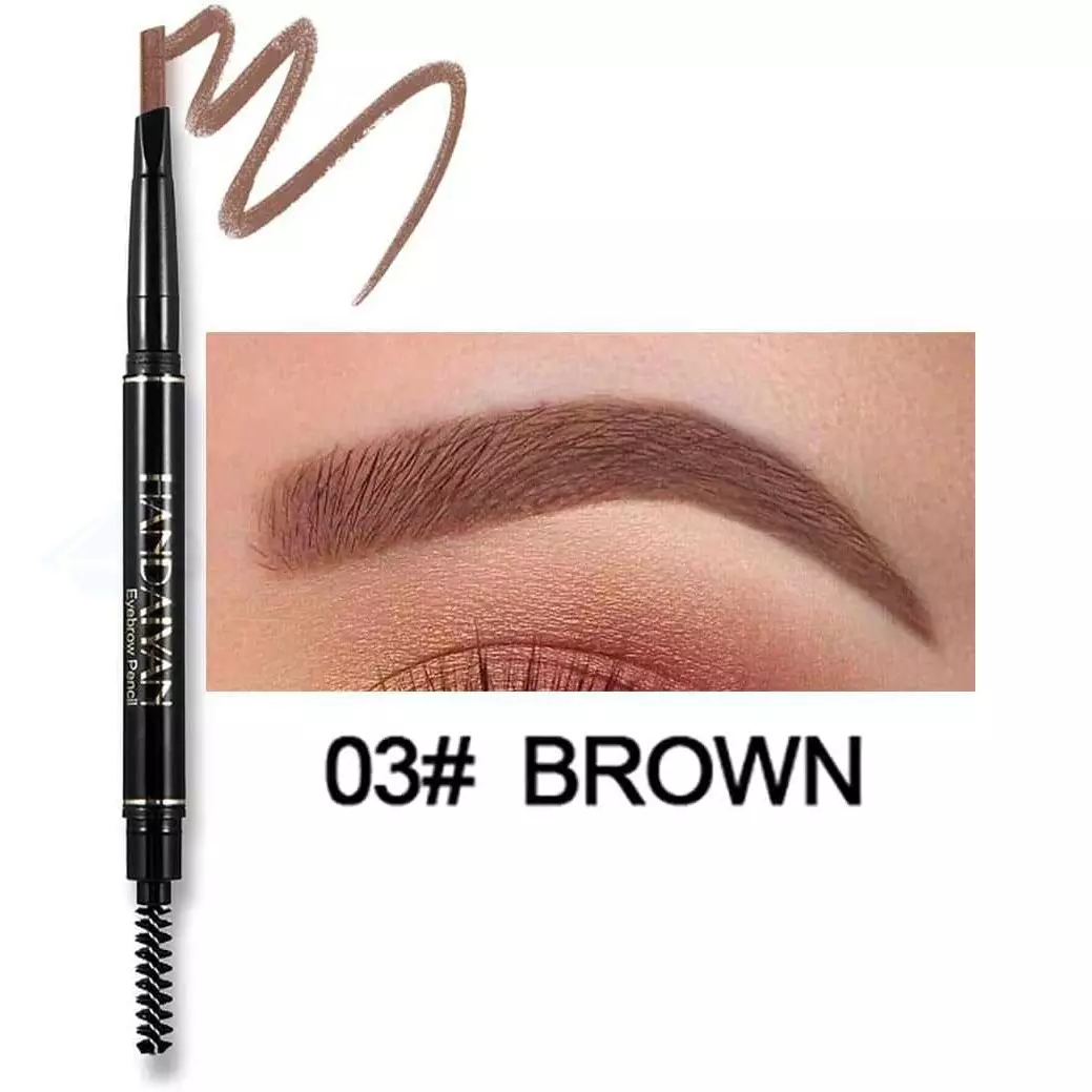 Handaiyan Natural Double Eyebrow Pen-03 Brown thumbnail 4