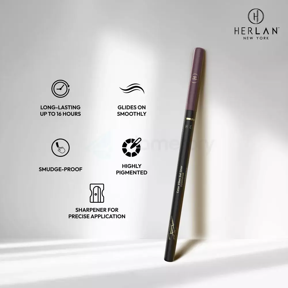 Herlan Color Vibes Smudge Proof Gel Liner Dominance thumbnail 3