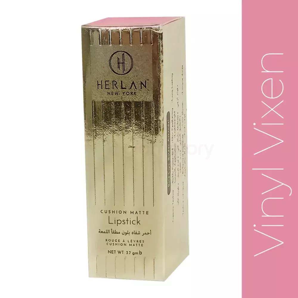 Herlan Cushion Matte Lightweight Lipstick Vinyl Vixen
