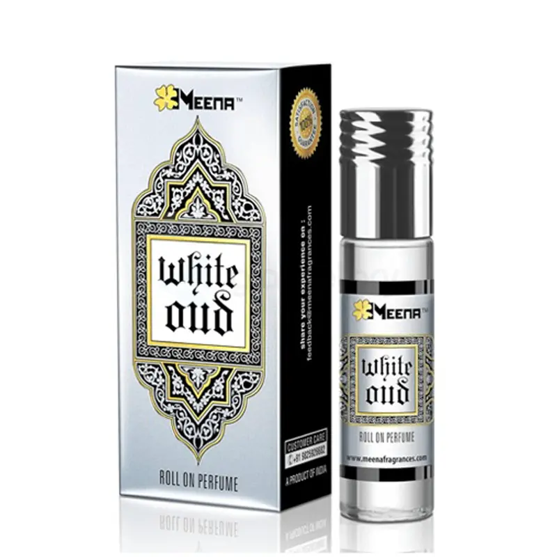 Meena White Oud Roll On Attar-8ml