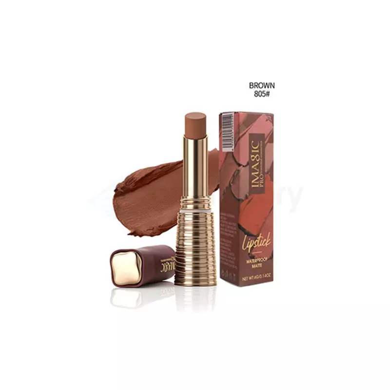 Imagic Waterproof Matte Lipstick-805 Brown thumbnail 3
