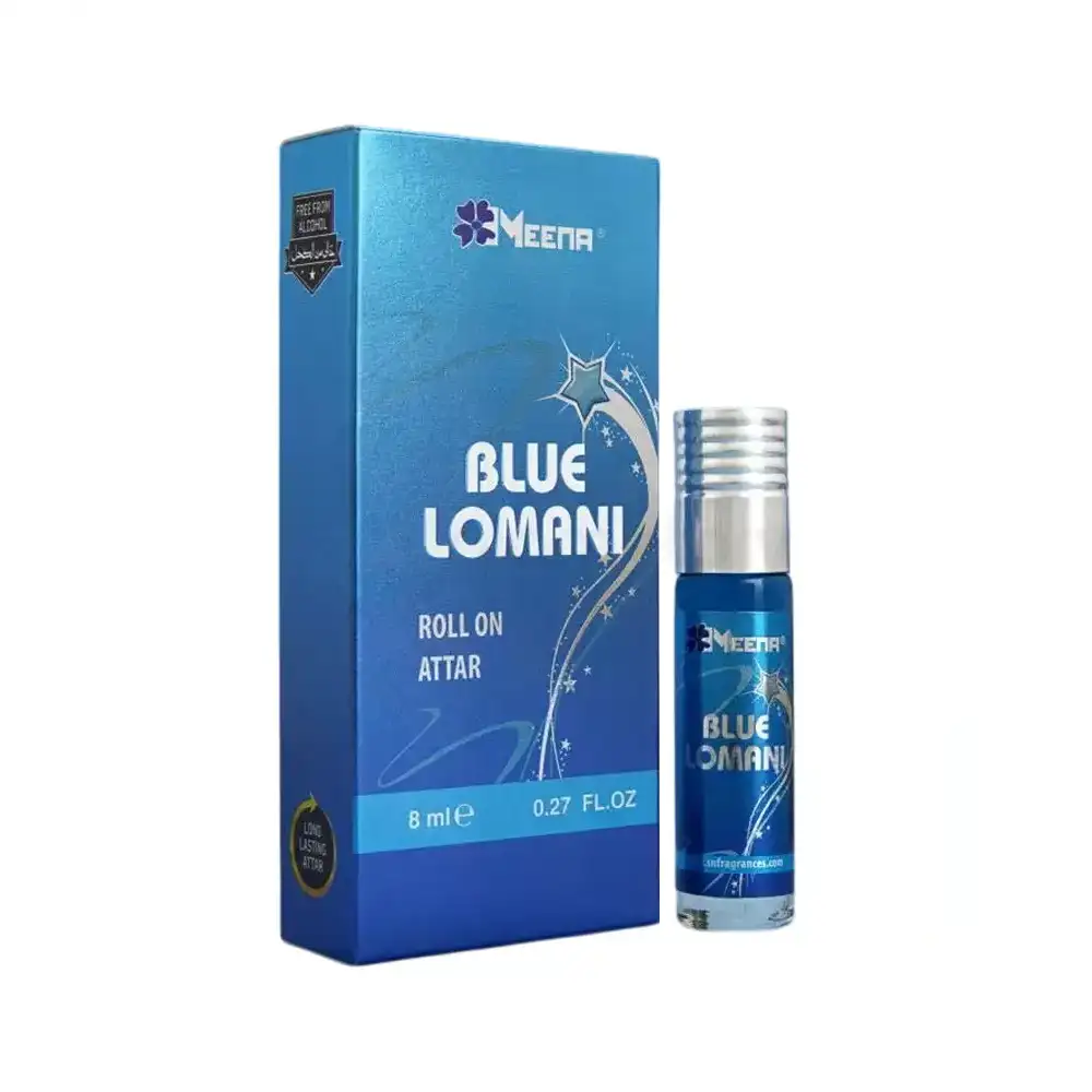 Meena Blue Lomani Roll On Attar-8ml