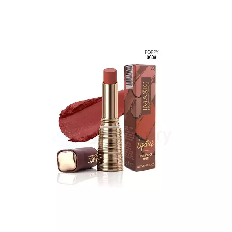 Imagic Waterproof Matte Lipstick-803 Poppy thumbnail 3