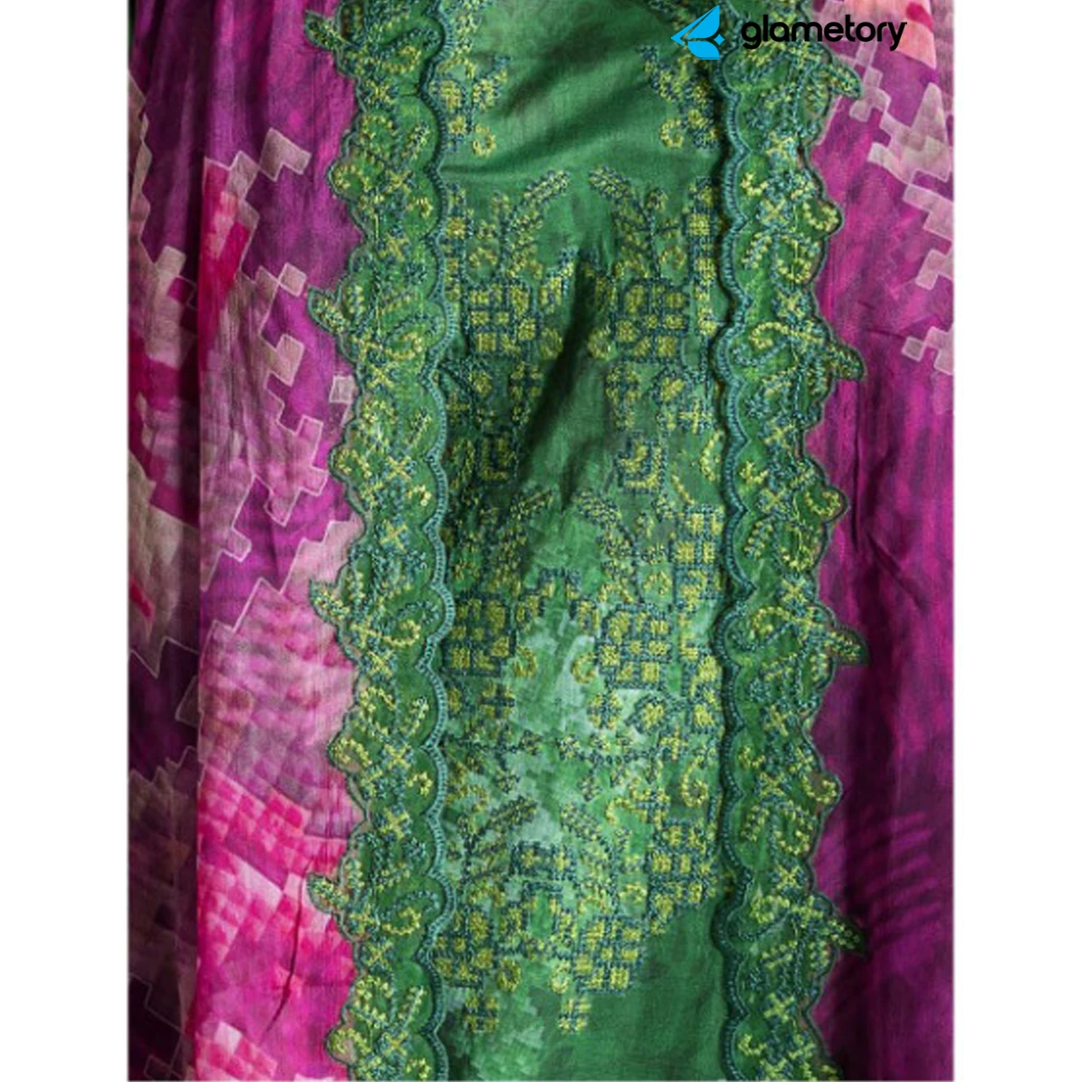 Pakistani Luxury Digital Printed Lawn with Chiffon Dupatta-25022643 thumbnail 3
