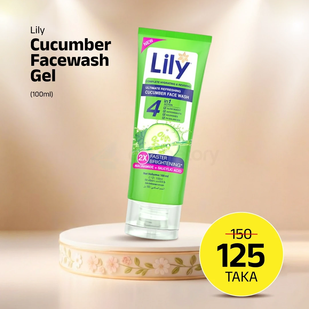 Lily Cucumber Facewash-100ml thumbnail 3