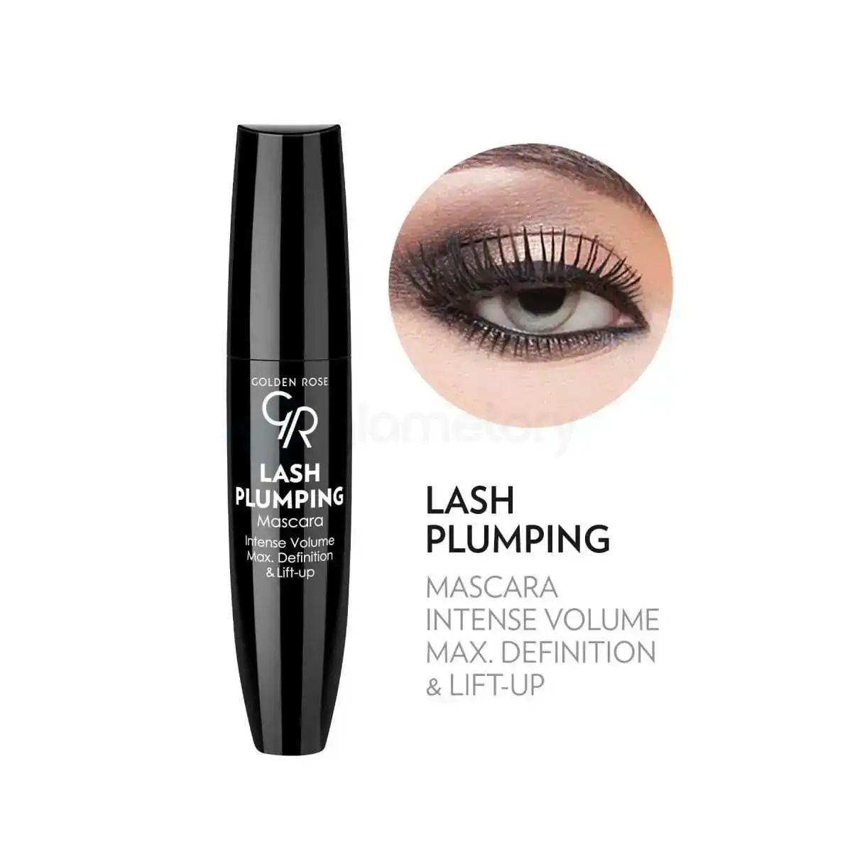 Golden Rose Lash Plumping Mascara-Black thumbnail 4