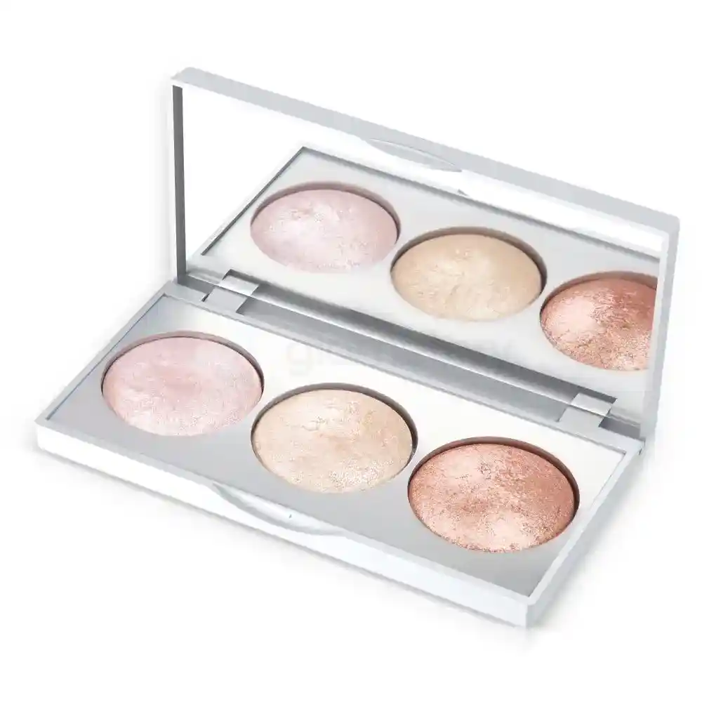 Golden Rose Highlighter Palette Strobing
