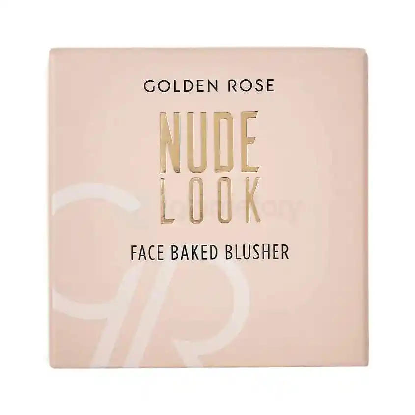 Golden Rose Face Baked Blusher Nude Look