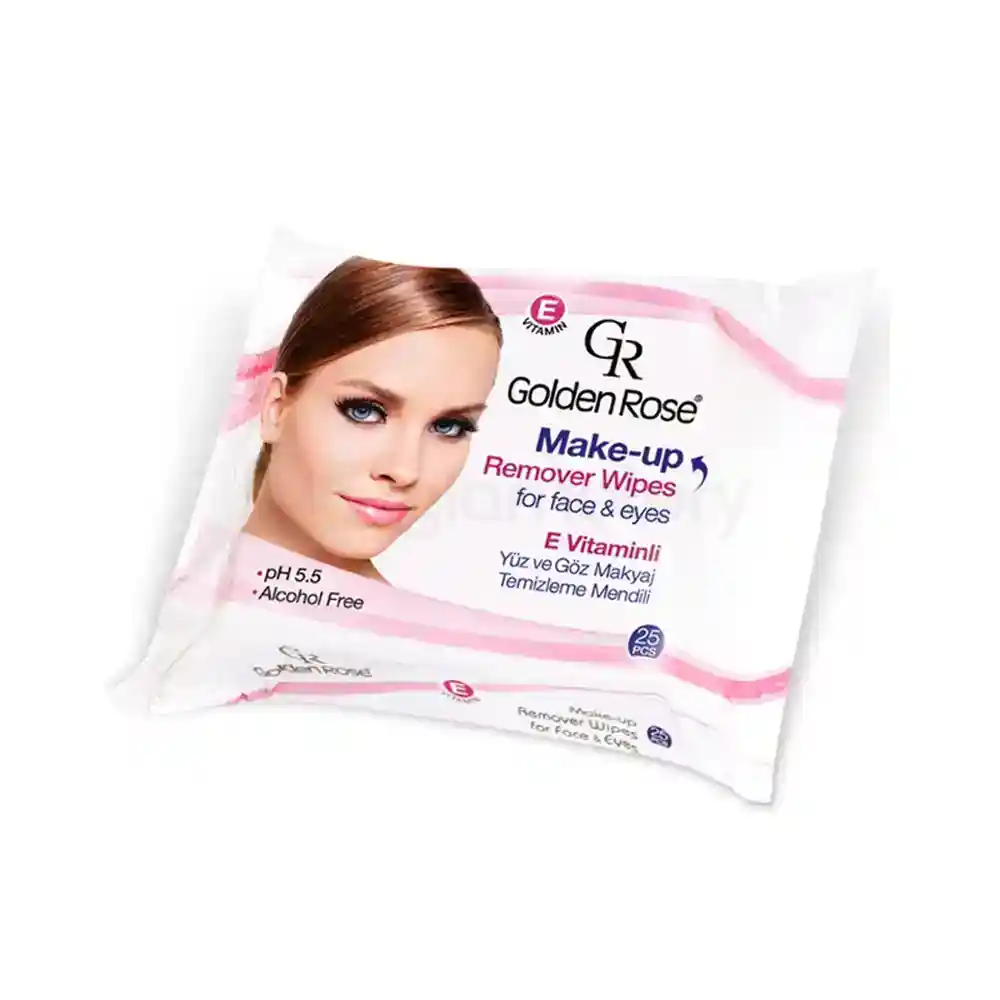 Golden Rose Makeup Remover Wipes-25pcs