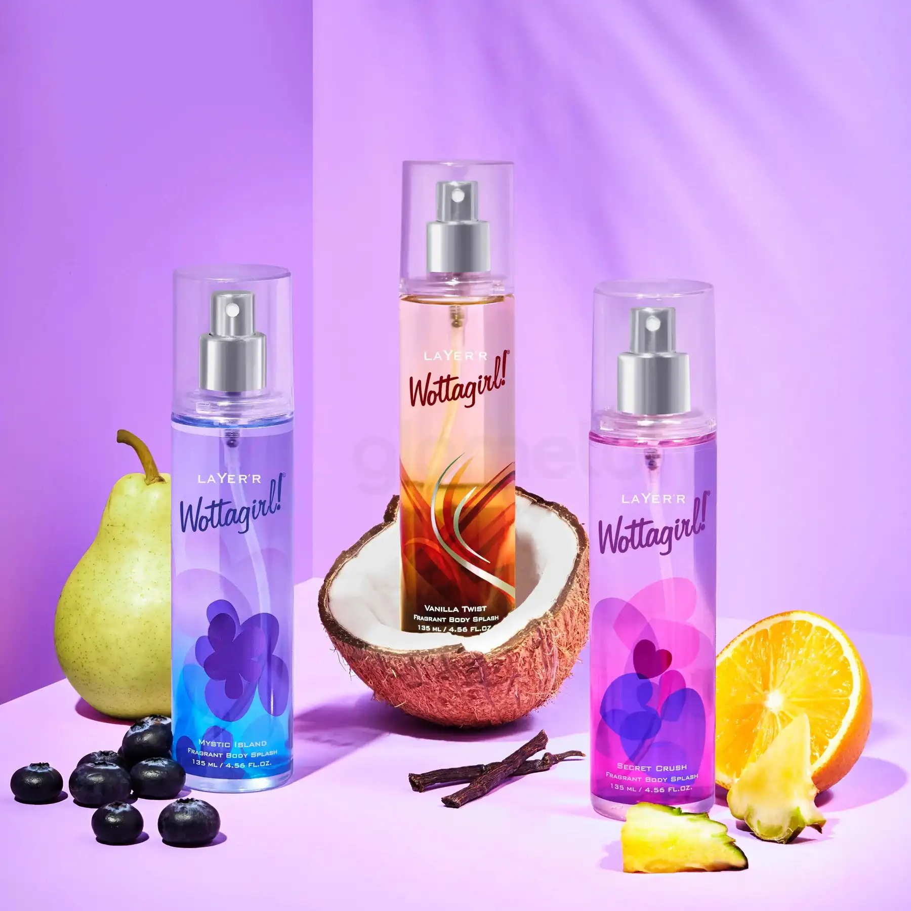 Layer'r Wottagirl Secret Crush Fragrant Body Splash-135ml thumbnail 4