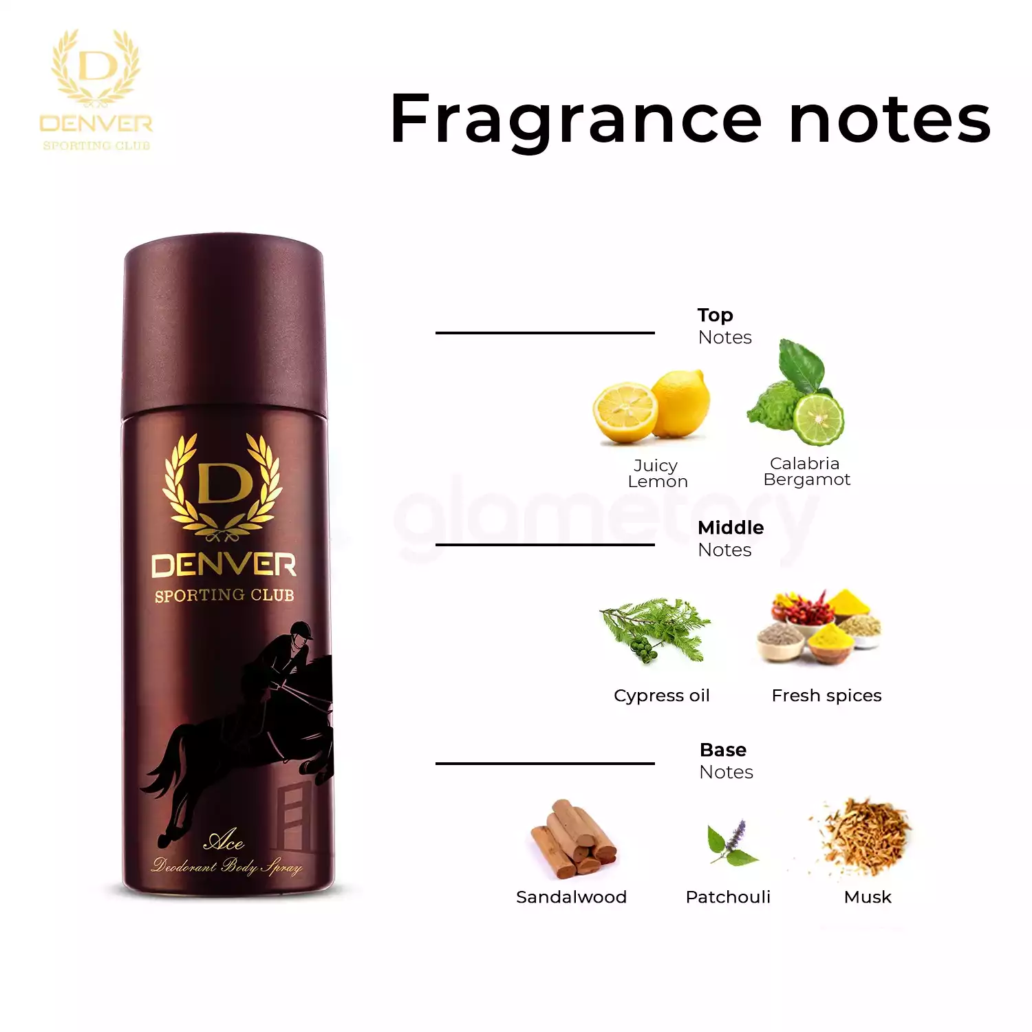 Denver Sporting Club Deodorant Body Spray Ace-165ml thumbnail 6