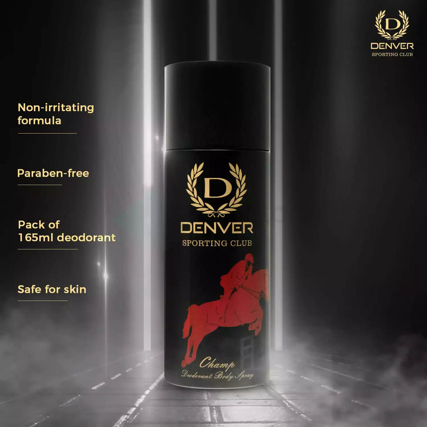 Denver Sporting Club Deodorant Body Spray Champ-165ml thumbnail 3