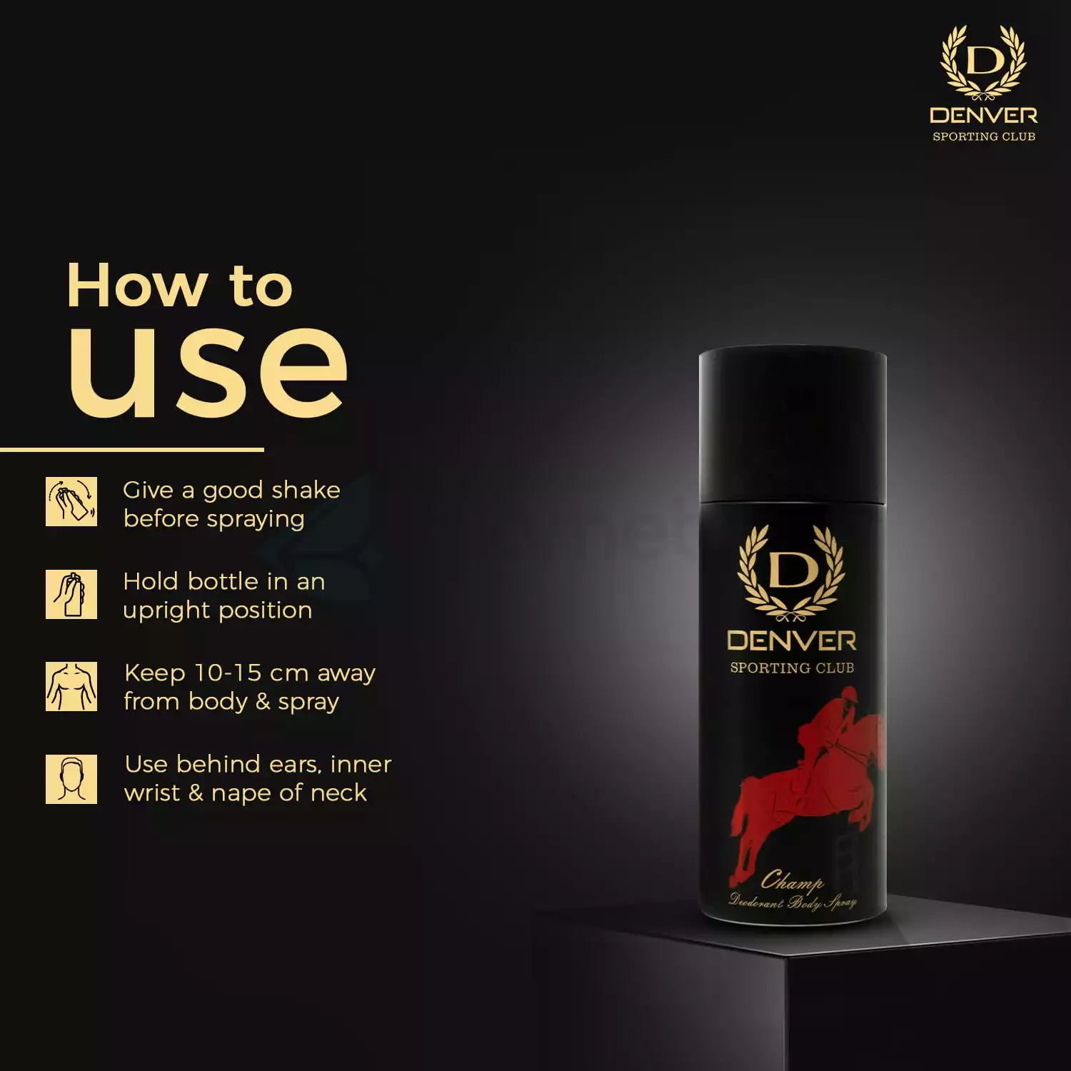 Denver Sporting Club Deodorant Body Spray Champ-165ml thumbnail 6